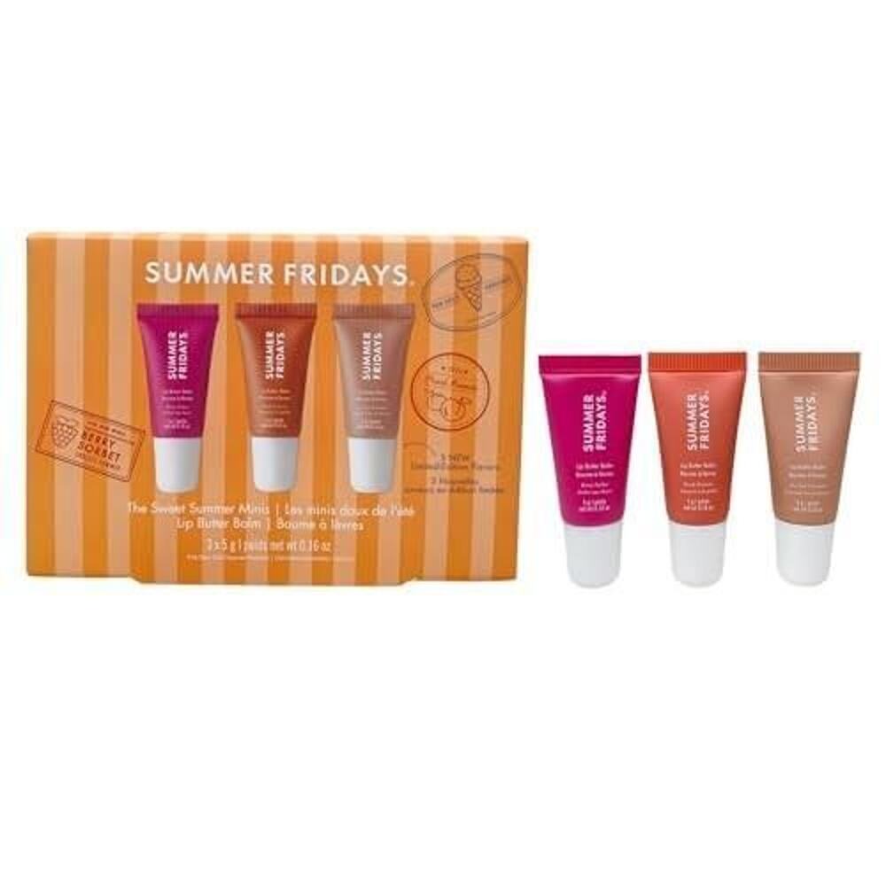 Summer Fridays Limited Edition the Sweet Summer Minis Lip Butter Balm Set
